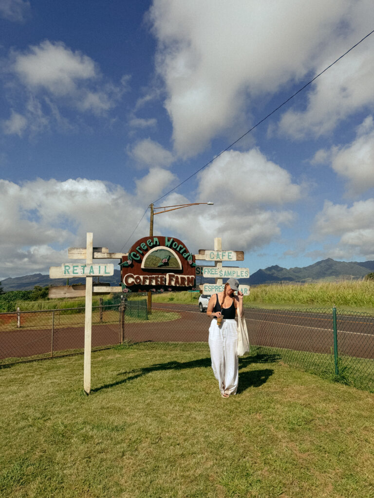 coffee on oahu